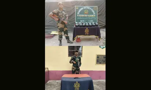 BSF seizes country-made pistol, ganja along India-Bangladesh border