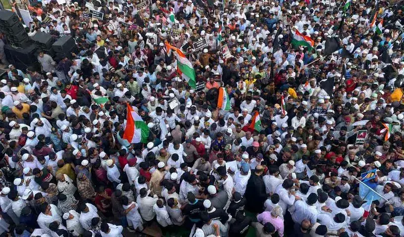 Hyderabad Erupts in Protest Against Waqf Amendment Act 2025, Thousands Call It Unconstitutional