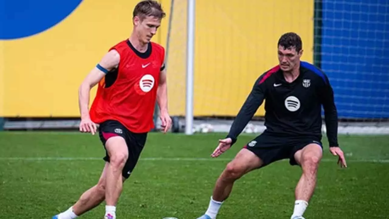 Champions League: Dani Olmo returns as Barca name squad for QF second leg Champions League: Dani Olmo returns as Barca name squad for QF second leg