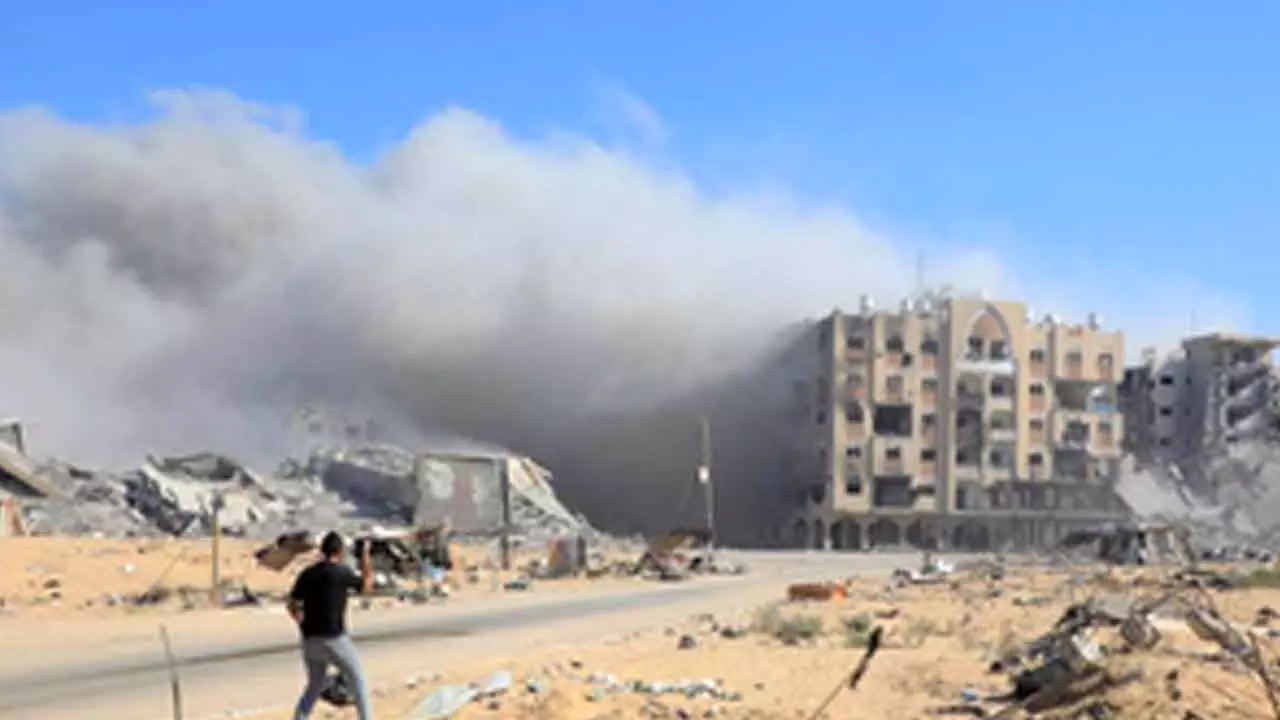 Israeli military says struck 35 sites in Gaza Israeli military says struck 35 sites in Gaza