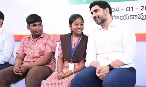 Inter topper Rajyalakshmi felicitated