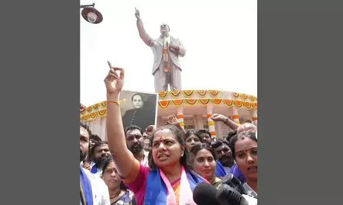 Kavitha alleges police brutality on Dalits on Ambedkar Jayanti