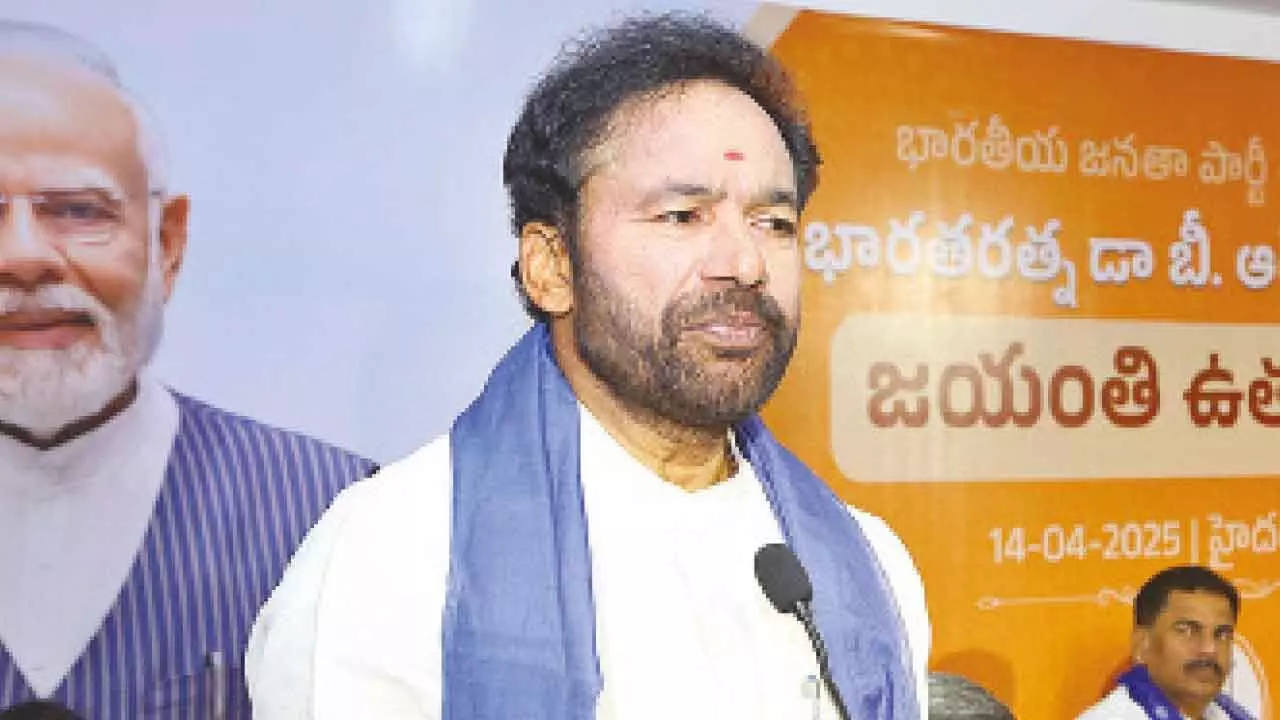 Intelligence, sacrifice, foresight of Ambedkar enlivened democracy in country: Kishan Reddy Intelligence, sacrifice, foresight of Ambedkar enlivened democracy in country: Kishan Reddy