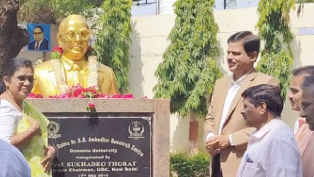 OU commemorates birth anniversary of Dr BR Ambedkar OU commemorates birth anniversary of Dr BR Ambedkar