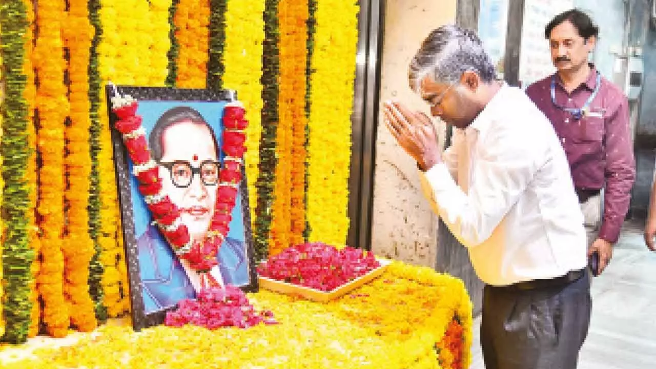 GHMC celebrates Ambedkar Jayanthi