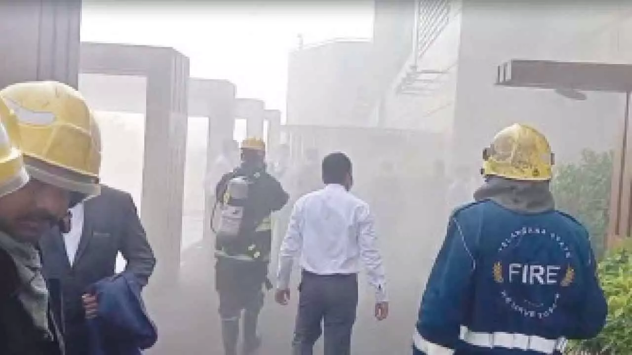 Hyderabad: Fire in hotel hosting SRH squad Hyderabad: Fire in hotel hosting SRH squad