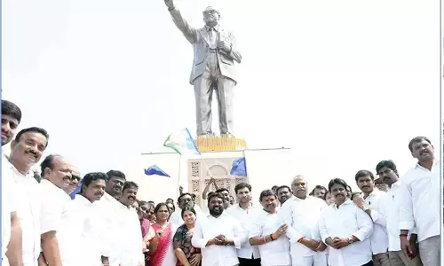 Govt conspiring to undermine Ambedkar Smrithi Vanam