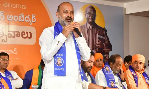 Modi govt fulfilling Ambedkar’s vision, not Congress: Bandi Sanjay Kumar