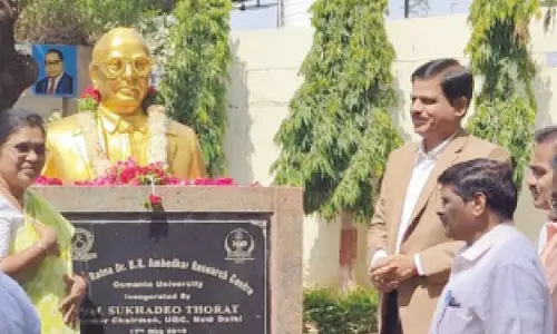 OU commemorates birth anniversary of Dr BR Ambedkar