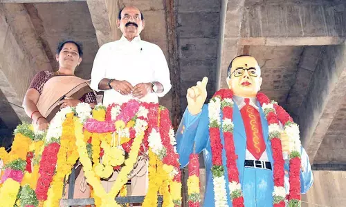 Bhumi puja conducted for Ambedkar’s statue installation