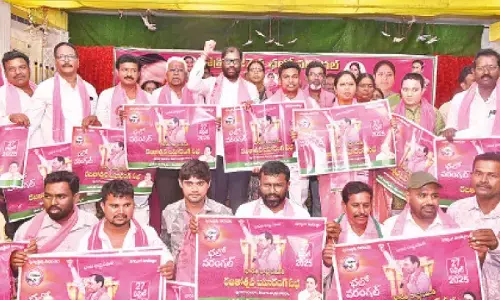 Pink contingent motivated to march for Wgl Sabha