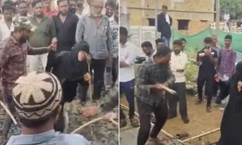 In ‘Taliban-style’ justice, woman beaten brutally outside mosque