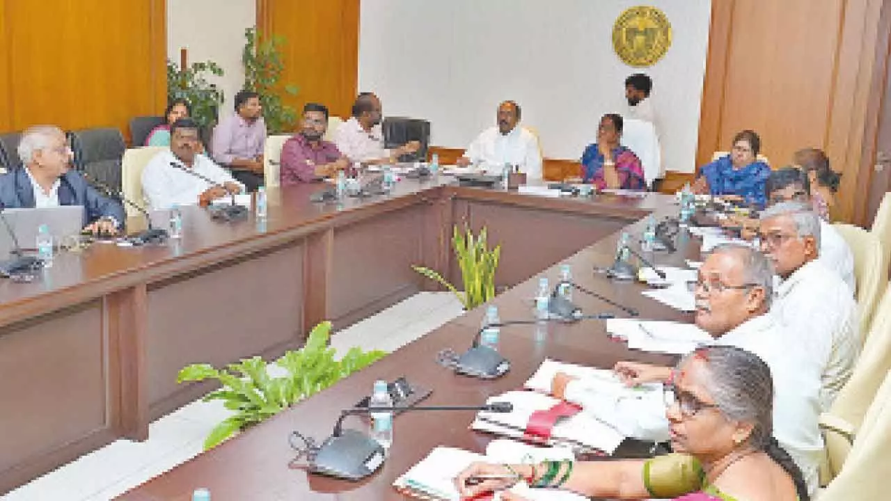 Surekha directs babus to take up digitalisation works in temples Surekha directs babus to take up digitalisation works in temples