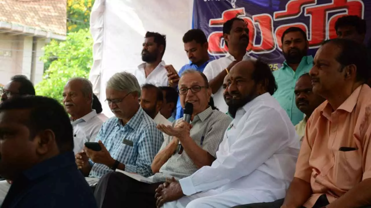 TUCAP-JAC holds ‘Maha Dharna’ for regularisation of services