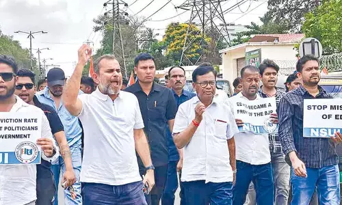 Congress leaders stage demo over ‘Herald’ case