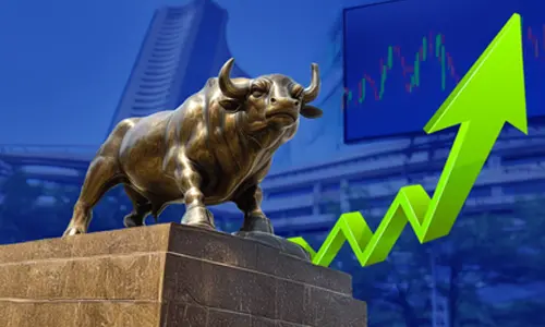 Sensex surges over 1,500 points, Nifty Bank at near all-time high