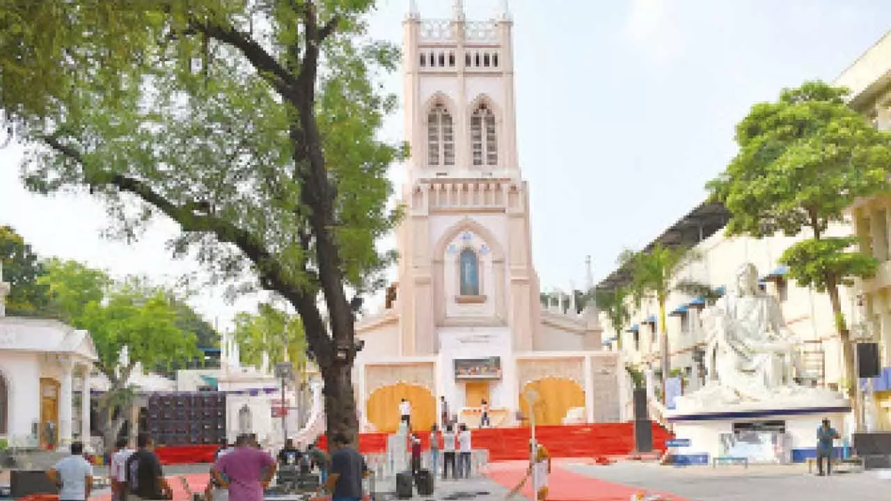 Hyderabad: City churches decked up for Good Friday services Hyderabad: City churches decked up for Good Friday services