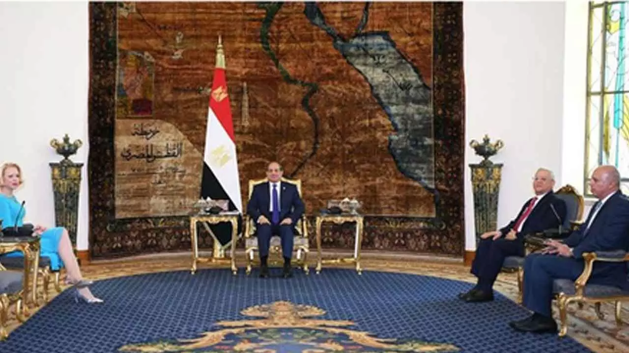 Egypt, Slovenia reject displacing Gazans, back Palestinian statehood for peace