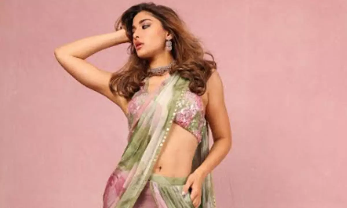 Saiee Manjrekar turns up the glam Saiee Manjrekar turns up the glam