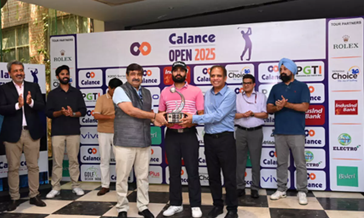 Calance Open golf: Tapendra Ghai ends long wait for second title with tenacious 70 Calance Open golf: Tapendra Ghai ends long wait for second title with tenacious 70