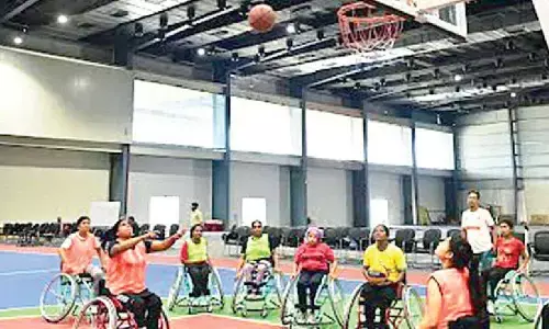 21 women wheelchair basketball players come together for 14-day training camp