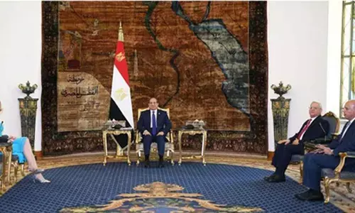 Egypt, Slovenia reject displacing Gazans, back Palestinian statehood for peace