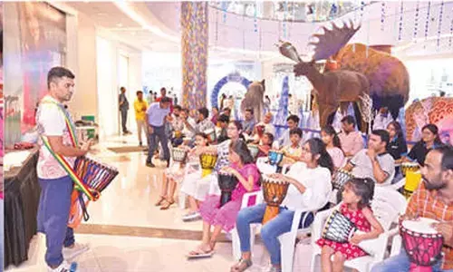 Relax and Reconnect with Djembe Musical Therapy at Sattva Necklace Mall
