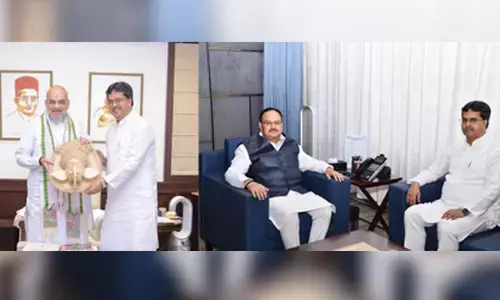 Tripura CM discusses state govts key plans with HM Shah, JP Nadda