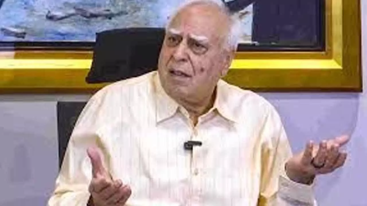 Sibal slams VP over SC super Parliament remark