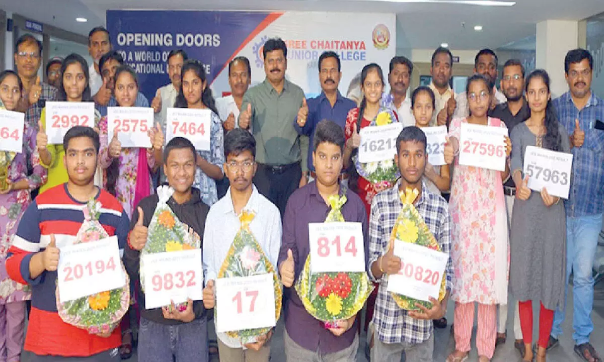 Sree Chaitanya student bags All India 17th rank Sree Chaitanya student bags All India 17th rank