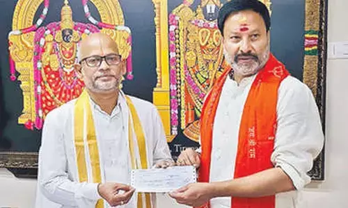 Rs 10L donated to Sarva Shreyas Trust