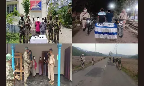 Security forces intensify operations in Manipur, 11 insurgents arrested