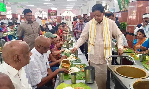 Rs 44 lakh donated for Annaprasadam on CM’s birthday