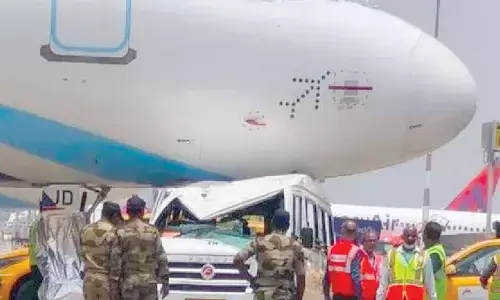Grounded IndiGo aircraft hit by tarmac transport vehicle