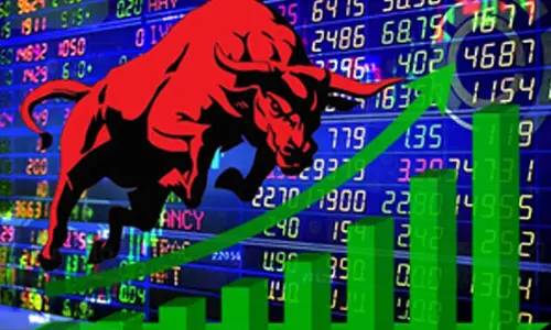 Sensex jumps 855 points, Nifty ends above 24,100; banks, IT lead rally