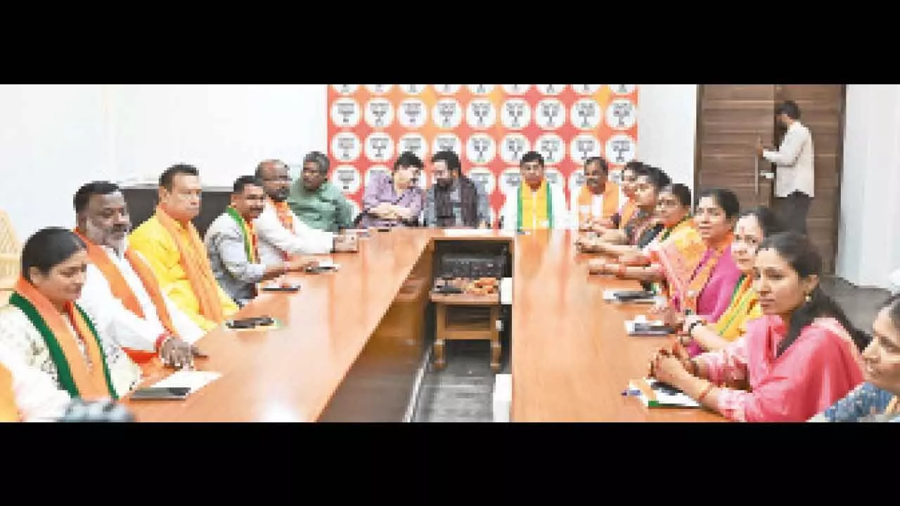 Cong, BRS will hand over Hyd’bad, TG to Majlis; fumes Kishan Reddy Cong, BRS will hand over Hyd’bad, TG to Majlis; fumes Kishan Reddy