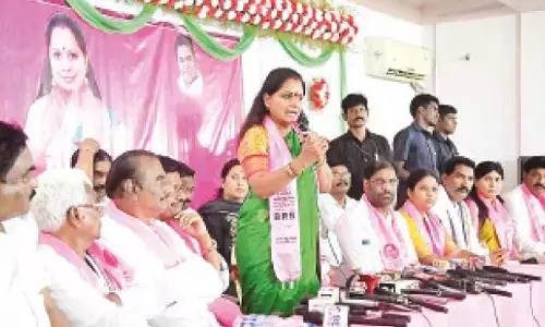 Kavitha mobilises BRS party cadre