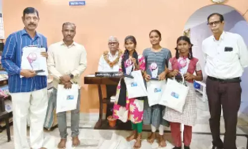 Students felicitated at Young Scientist programme
