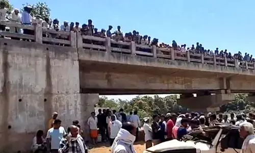 Eight of a family killed as vehicle falls off bridge in Bhopal