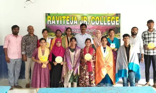 Raviteja Junior College Students Excel in Intermediate Results