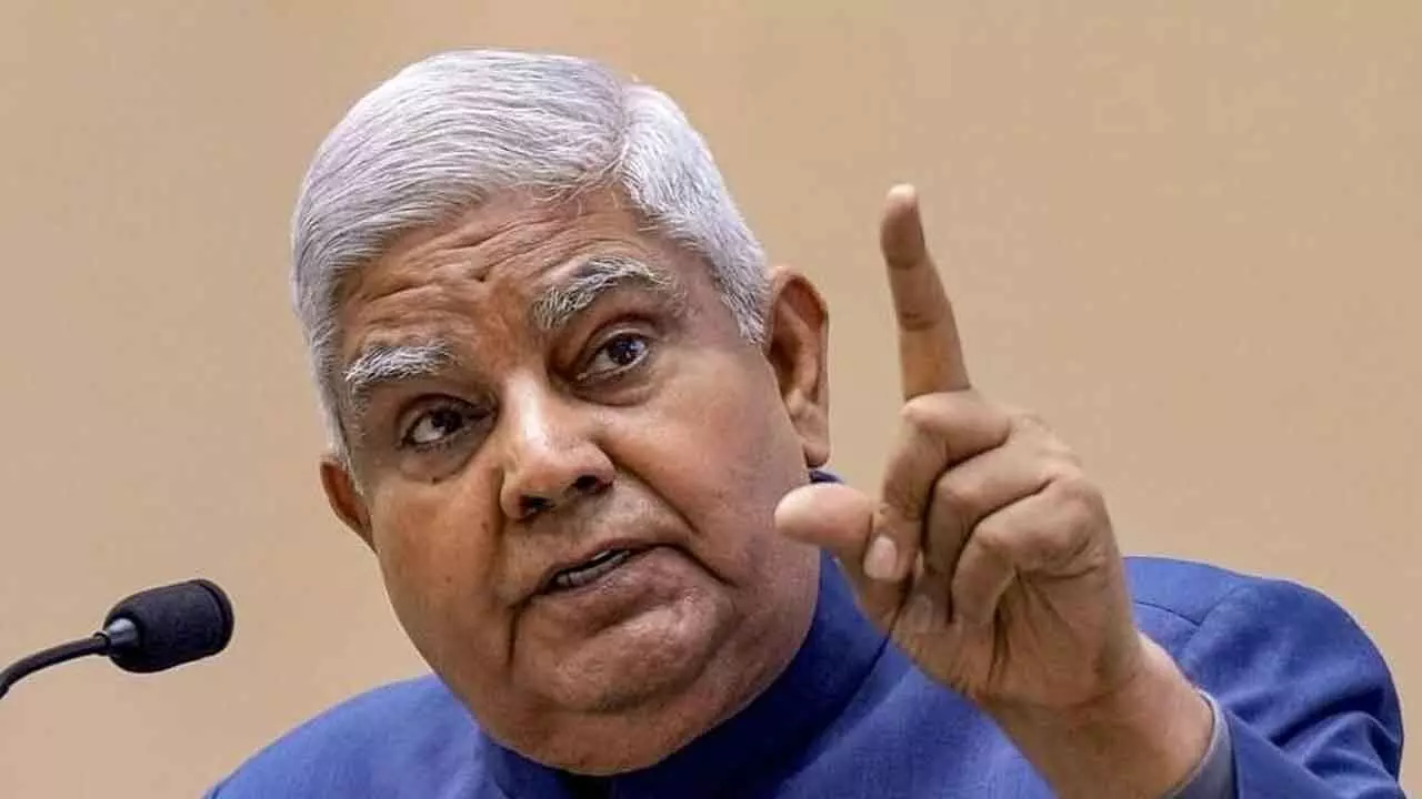 ‘No authority above Parliament’: Dhankhar takes aim at Supreme Court again ‘No authority above Parliament’: Dhankhar takes aim at Supreme Court again