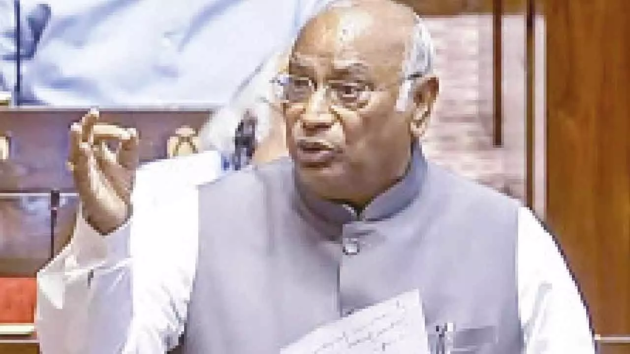 Modi govt ‘squeezed’ rightful share of states in cess on petrol, diesel: Kharge Modi govt ‘squeezed’ rightful share of states in cess on petrol, diesel: Kharge