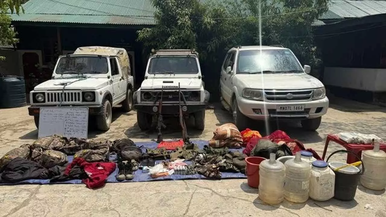 Manipur police recover 75 stolen vehicles in 5 days Manipur police recover 75 stolen vehicles in 5 days