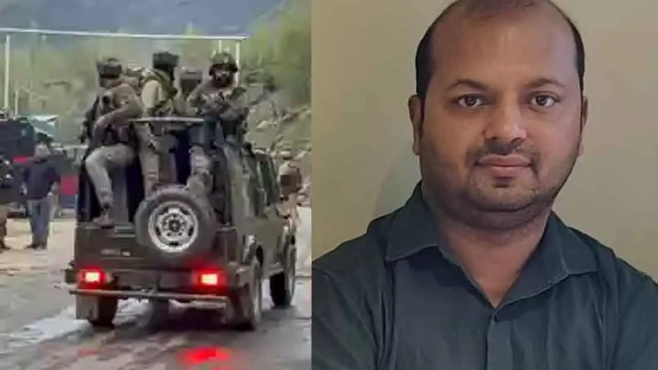 Hyderabad Intelligence Bureau Officer killed by militants during family holiday in Kashmir Hyderabad Intelligence Bureau Officer killed by militants during family holiday in Kashmir