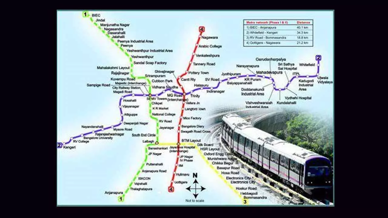 28 stations between Hebbal - Sarjapur for Namma Metro Red Line 28 stations between Hebbal - Sarjapur for Namma Metro Red Line