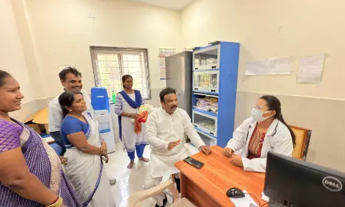 MLA Sriganesh Reviews Facilities at Balamrai Primary Health Centre
