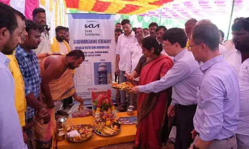 Kia India Constructs Water Tanks and Model Anganwadi Centre in Ammavaripalli Under CSR Drive