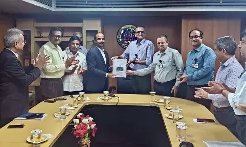 NPCIL Senior Officials, Shri Ch. P. Subbaiah, Director, MEIL  (Projects), and MEIL Team