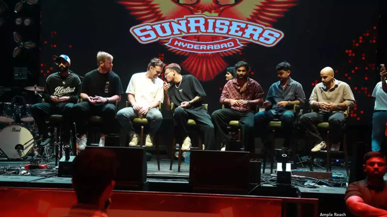 Sunrisers Hyderabad Players at Illuzion Club and Kitchen, Jubilee Hills