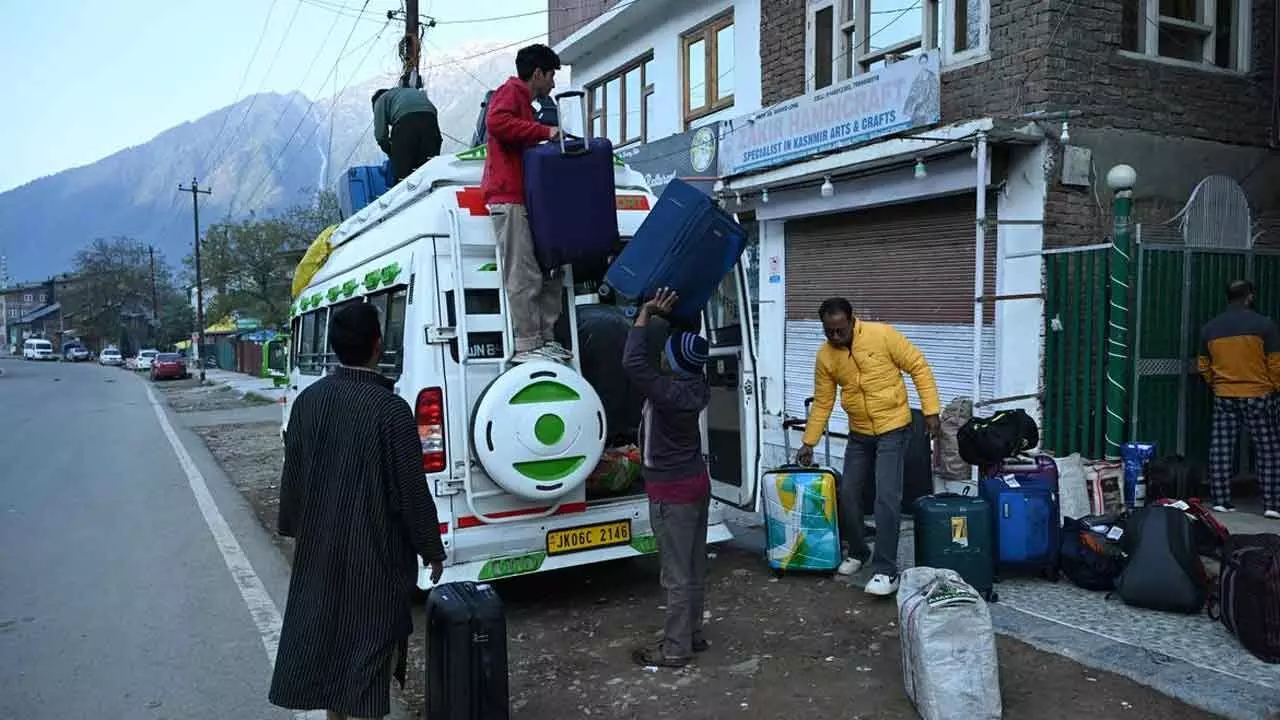 Hyd tourists cancel J&K bookings Hyd tourists cancel J&K bookings